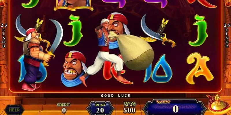 quay hũ Aladdin